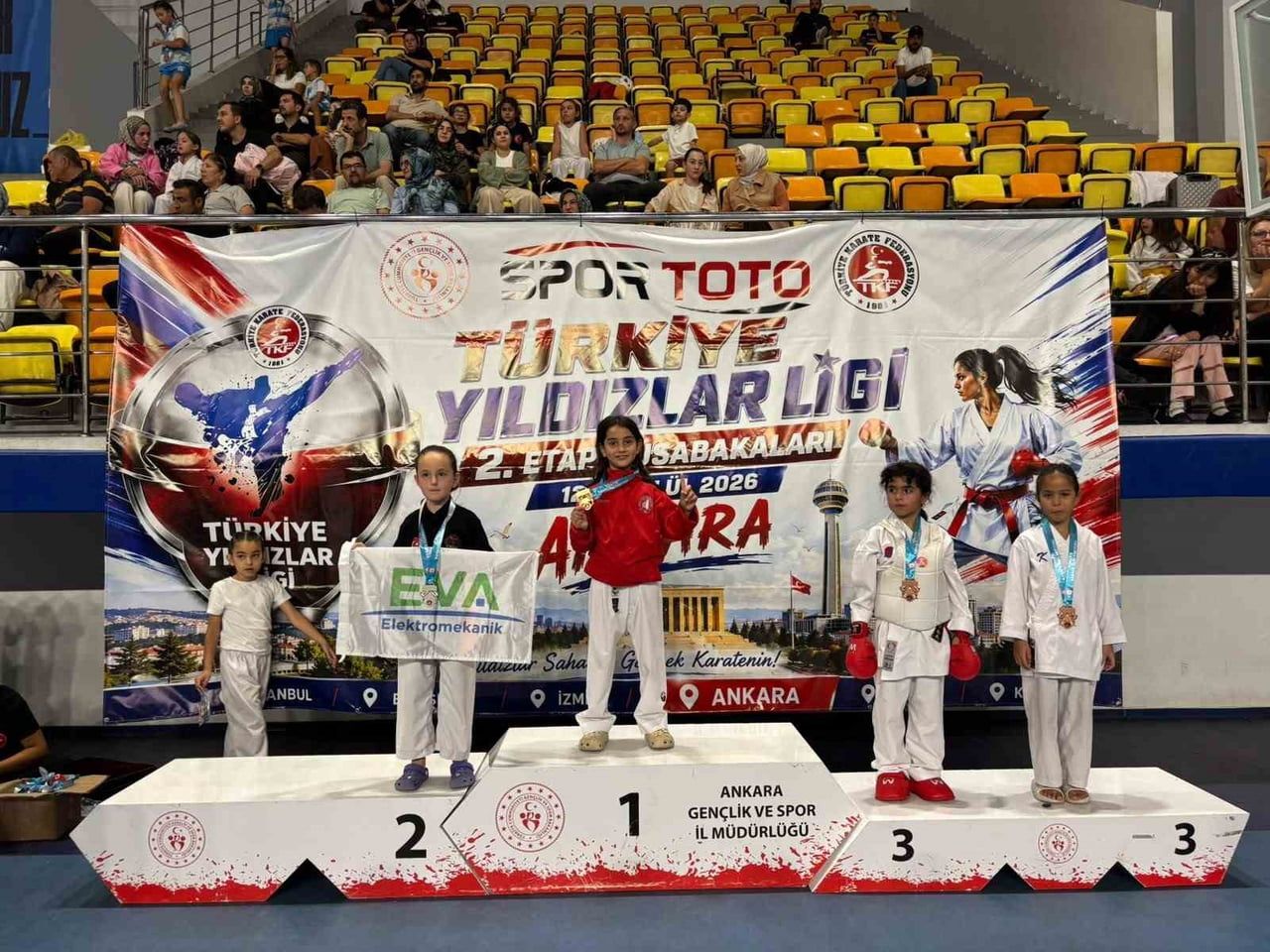 ÇORUM BELEDİYESİ SPOR KULÜBÜ KARATE TAKIMI, ANKARA’DA DÜZENLENEN TÜRKİYE YILDIZLAR KARATE LİGİ 2....