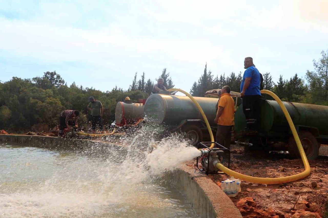 ANTALYA'NIN AKSU İLÇESİNDE 7 EYLÜL'DE BAŞLAYAN VE ENERJİSİNİN DÜŞÜRÜLEN YANGINDA SOĞUTMA VE...