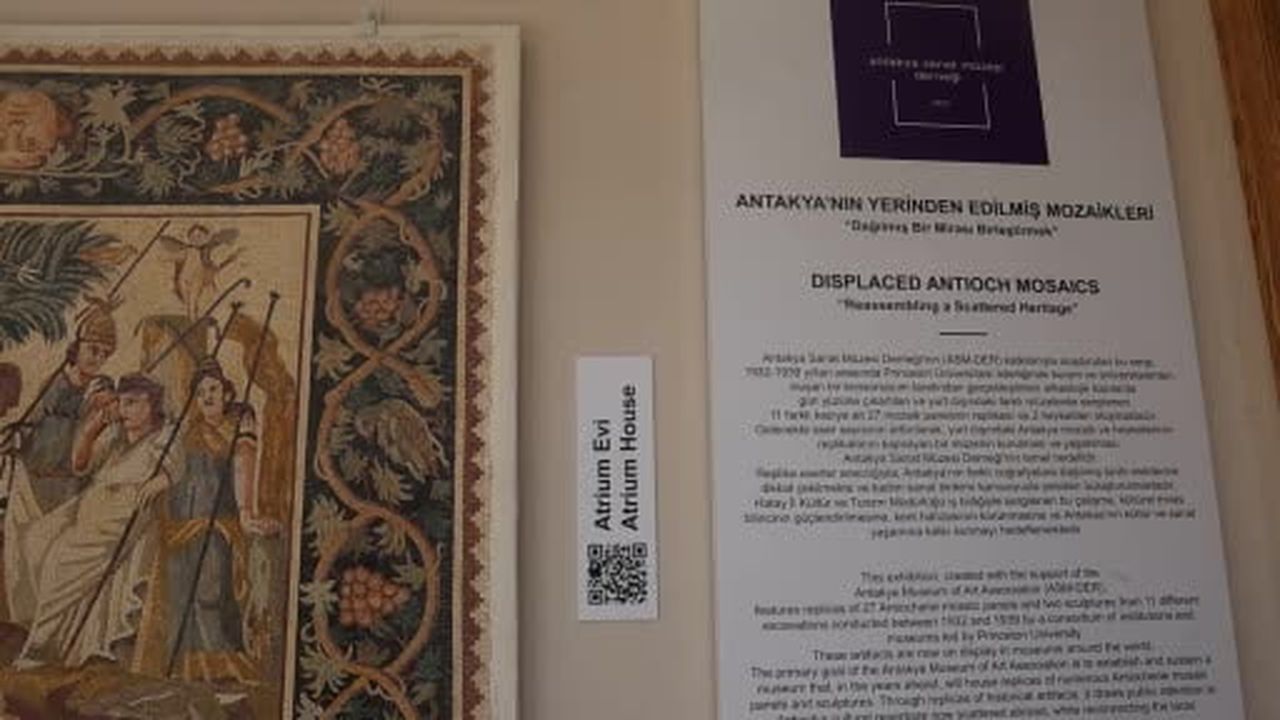 Antakya'nın dünyaya dağılan tarihi mirası replika eserlerle yeniden hayat buldu
