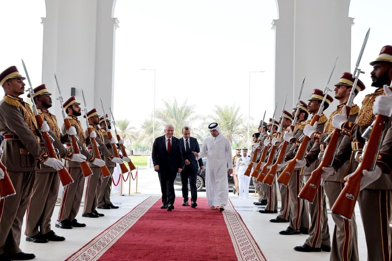 MİLLİ SAVUNMA BAKANI YAŞAR GÜLER, DOHA'DA KATAR BAŞBAKAN YARDIMCISI VE SAVUNMA BAKANI ŞEYH SAUD...