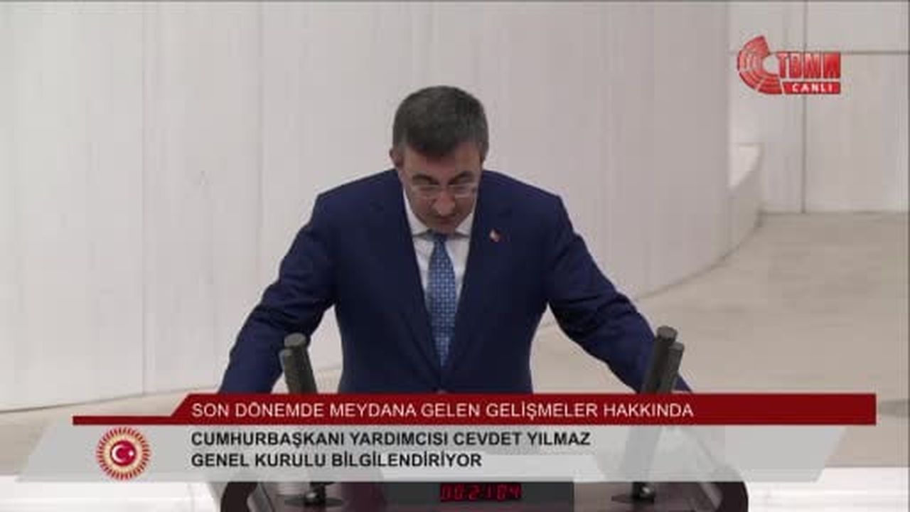Cumhurbaşkanı Yardımcısı Yılmaz: "Ele alınan tüm teklif ve düzenlemelerde vatandaşlarımıza...