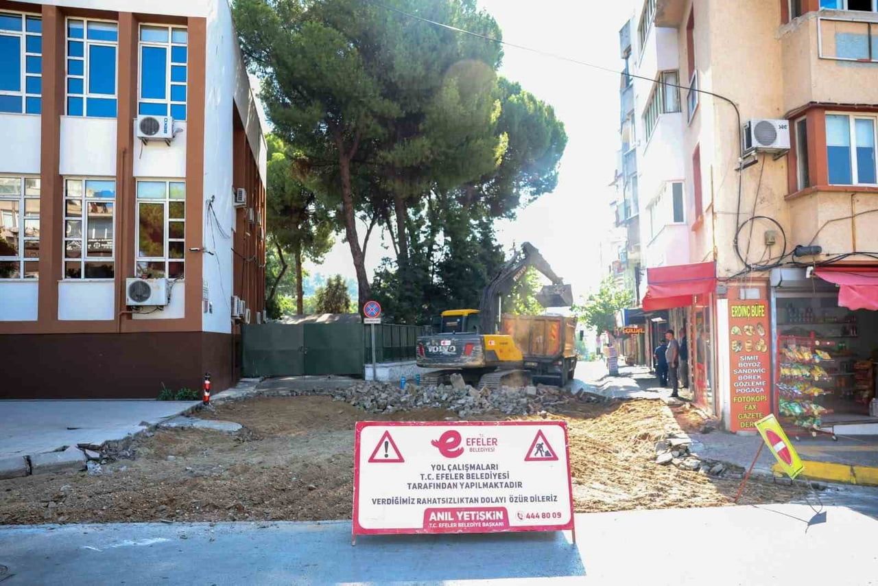 EFELER BELEDİYESİ EKİPLERİ, AYDIN ADLİYESİ YANINDA YER ALAN HASANEFENDİ RAMAZAN PAŞA MAHALLESİ 1....