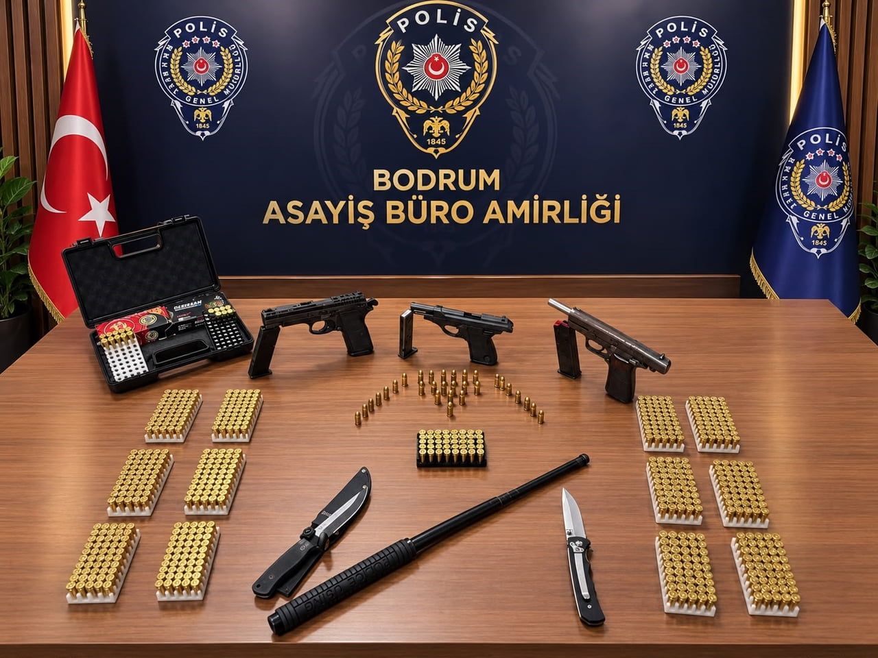 BODRUM’DA SİLAH SESLERİ PANİĞE NEDEN OLDU; 2 GÖZALTI