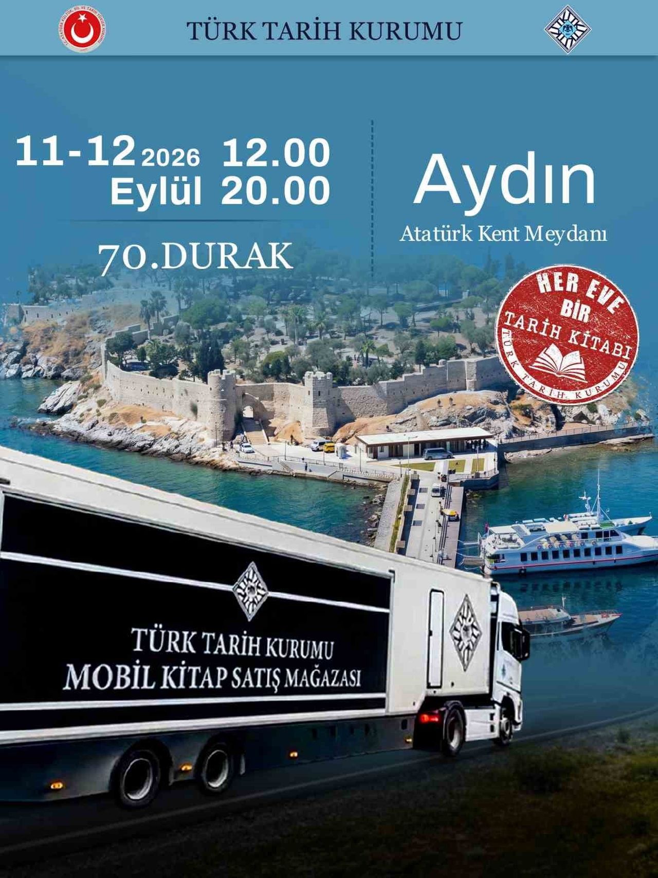 TÜRK TARİH KURUMUNUN "HER EVE BİR TARİH KİTABI" PROJESİ KAPSAMINDA HAYATA GEÇİRDİĞİ MOBİL KİTAP...