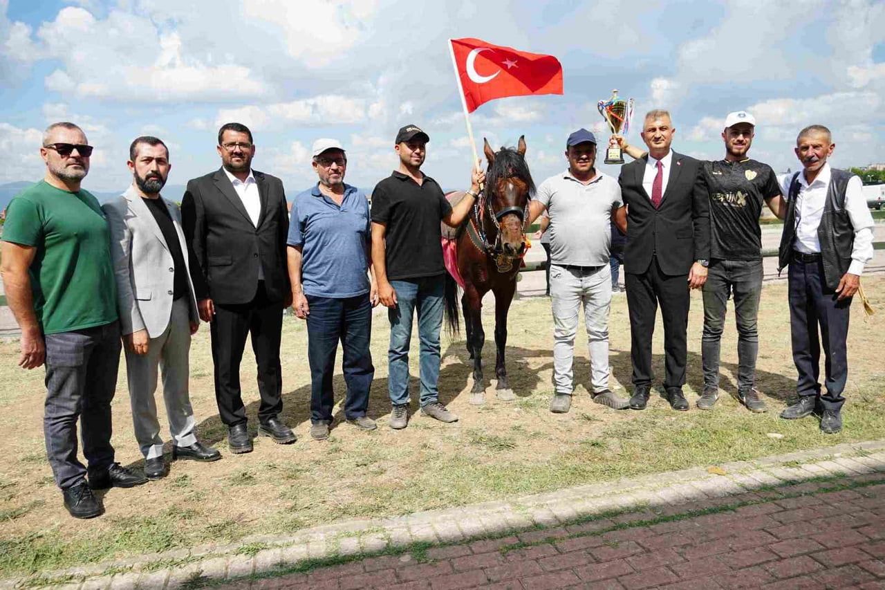 ORGANİZASYONUN EN BÜYÜK ÖDÜLÜ OLAN ALTIN KEMERİ, BAŞ ATLAR KATEGORİSİNDE BİRİNCİ OLAN RECEP ŞİMŞİR...