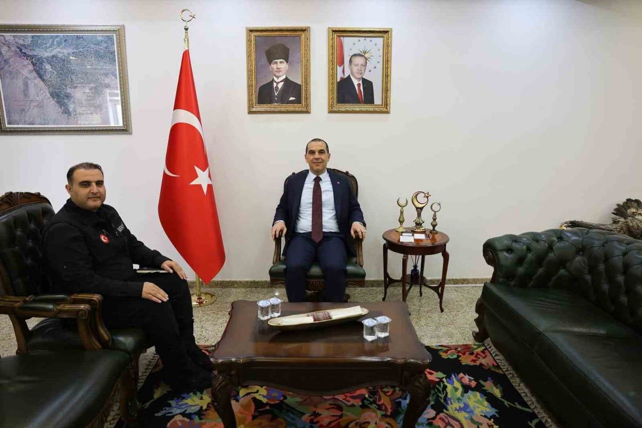 VALİ TAŞOLAR, AFAD MÜDÜRÜ TUNCER ŞEYDA’YI KABUL ETTİ