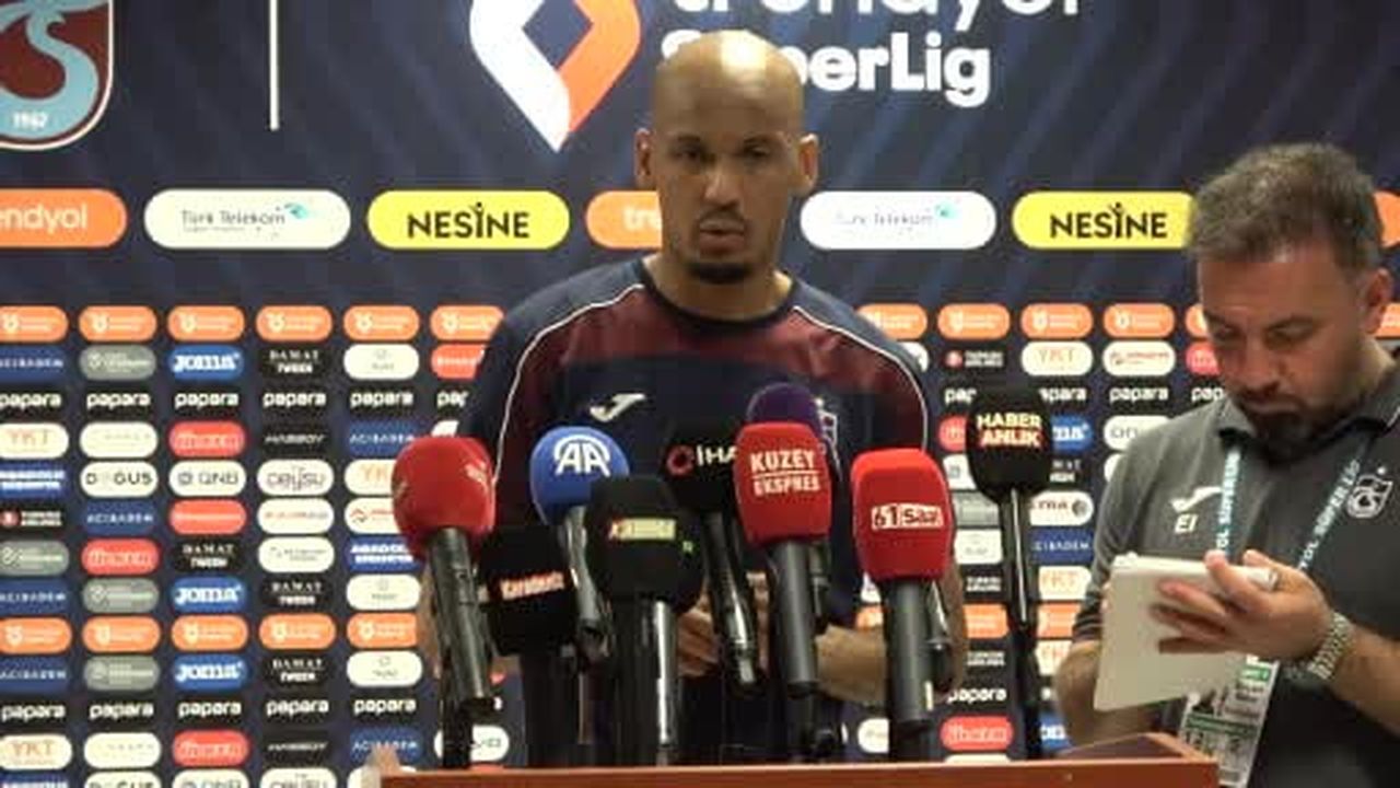 Trabzonspor’un Brezilyalı oyuncusu Fabio, Gençlerbirliği maçının ardından yaptığı açıklamda...