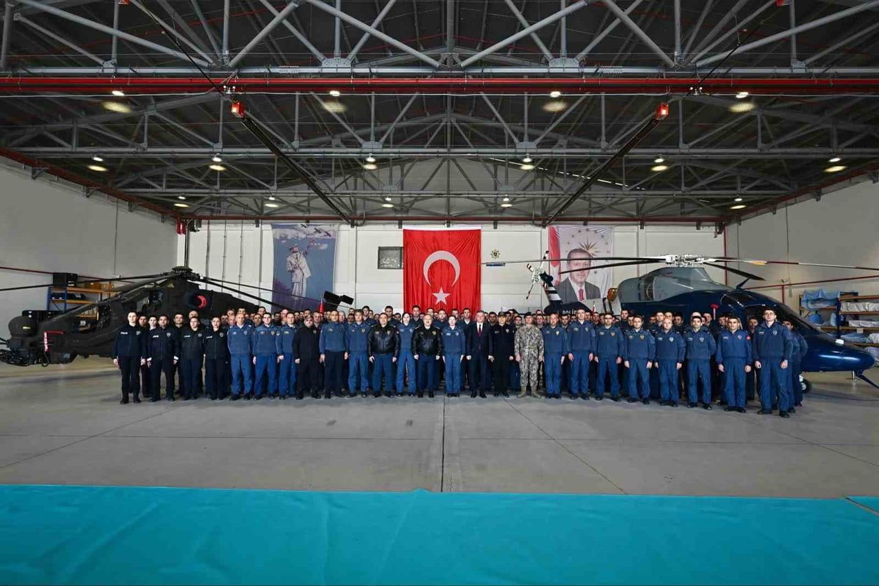 EMNİYET GENEL MÜDÜRÜ ALİ FİDAN, HAVACILIK DAİRE BAŞKANLIĞININ 45. KURULUŞ YIL DÖNÜMÜ DOLAYISIYLA...