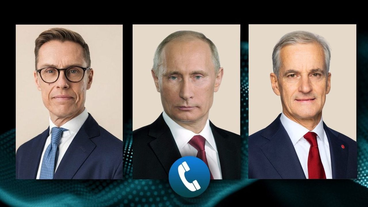 RUSYA DEVLET BAŞKANI VLADİMİR PUTİN, FİNLANDİYA CUMHURBAŞKANI ALEXANDER STUBB VE NORVEÇ BAŞBAKANI...