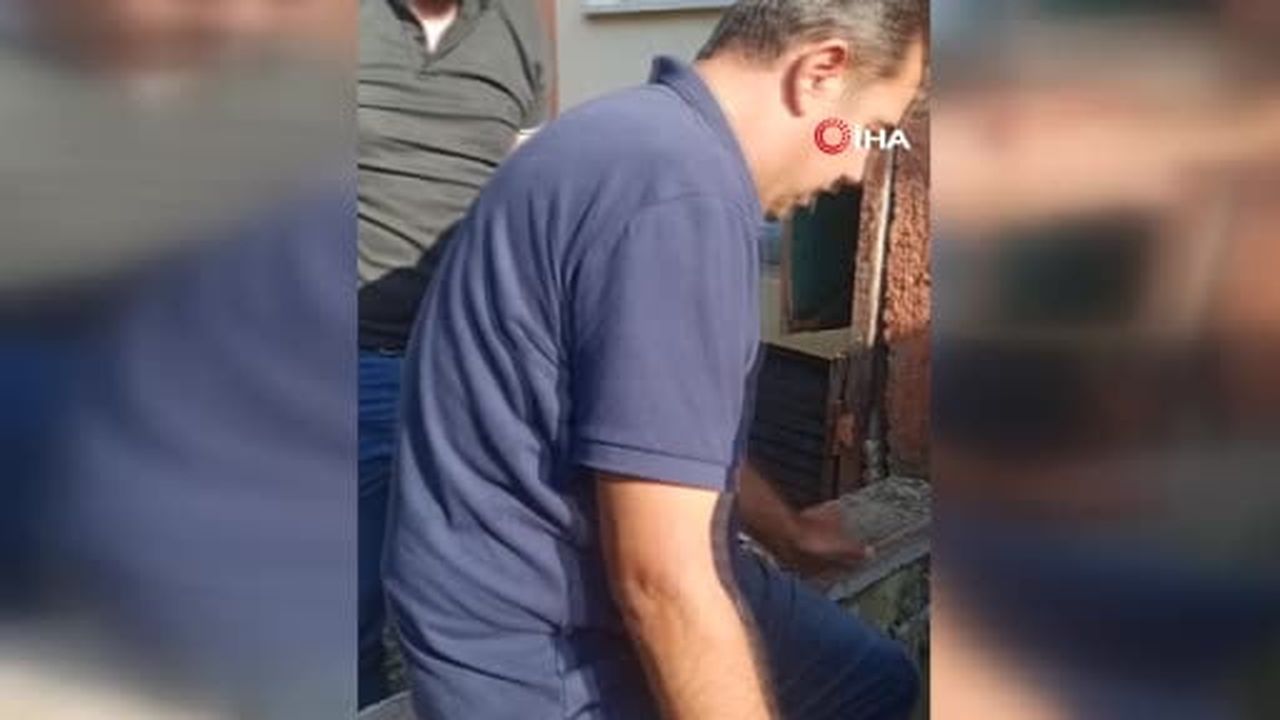 Namaz için okulda kaldı, yavru kedinin kurtulmasına vesile oldu