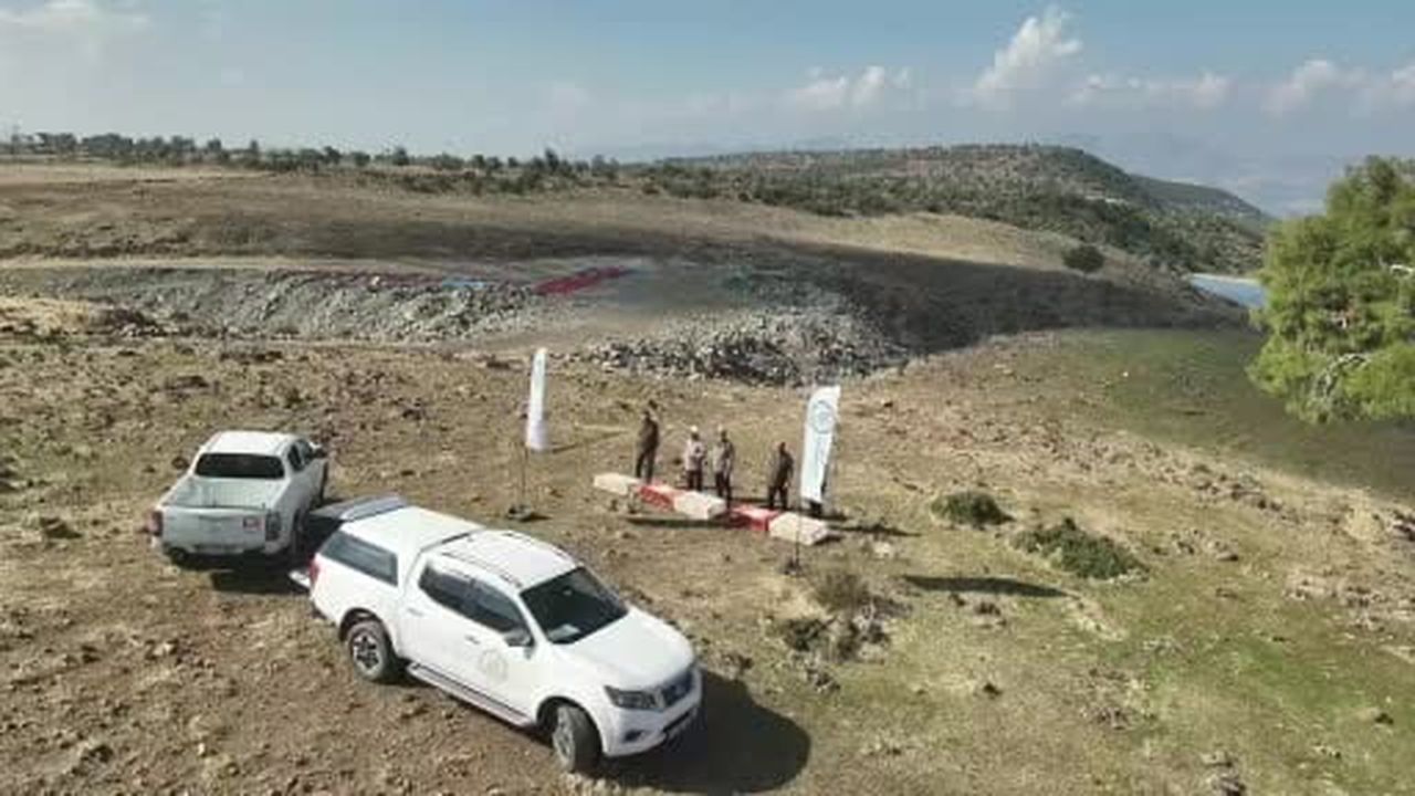İslahiye'de kınalı keklikler doğaya salındı