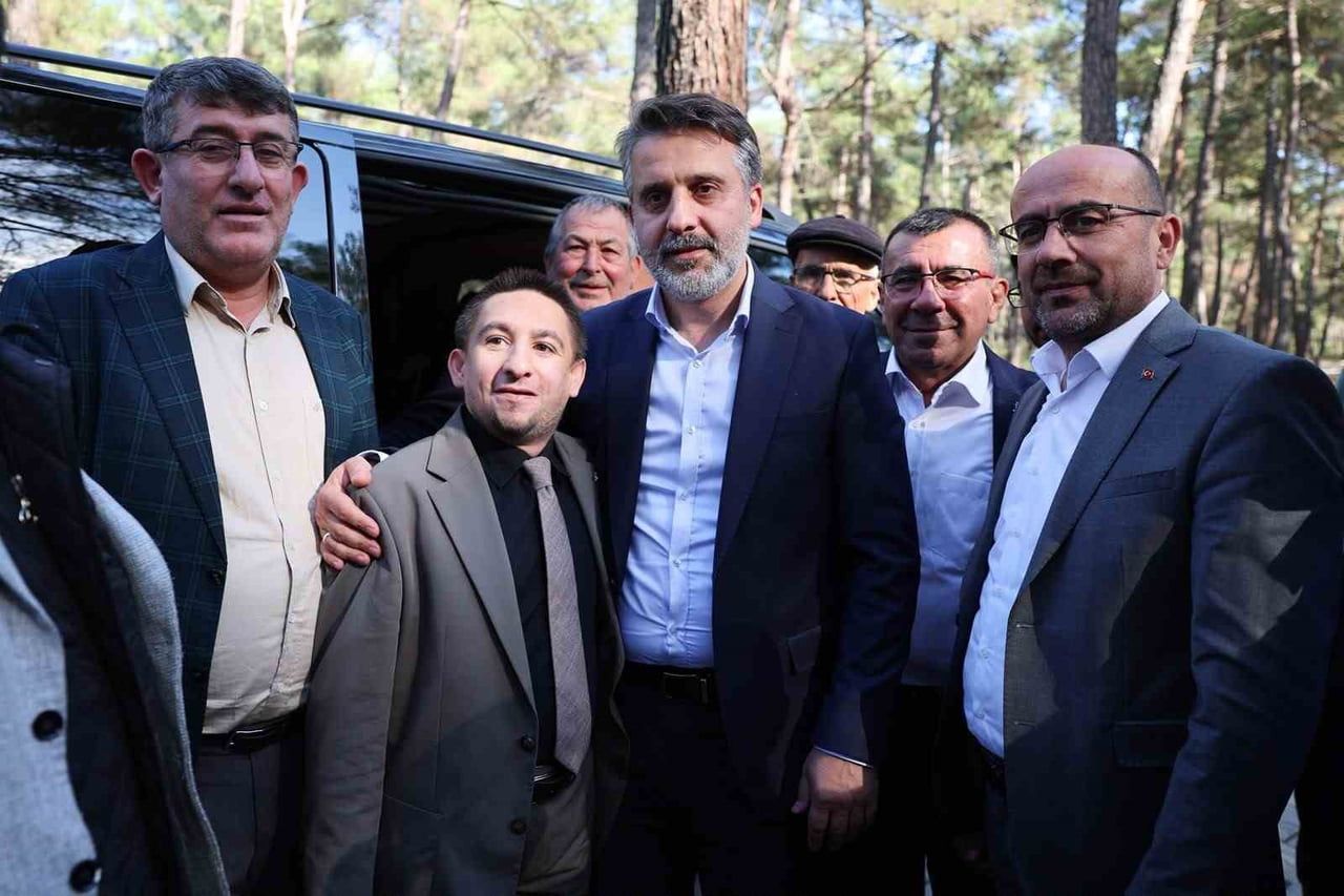 BURSA BÜYÜKŞEHİR BELEDİYE BAŞKAN VEKİLİ ŞAHİN BİBA, ORHANELİ İLÇESİ MUHTARLARIYLA BİR ARAYA...