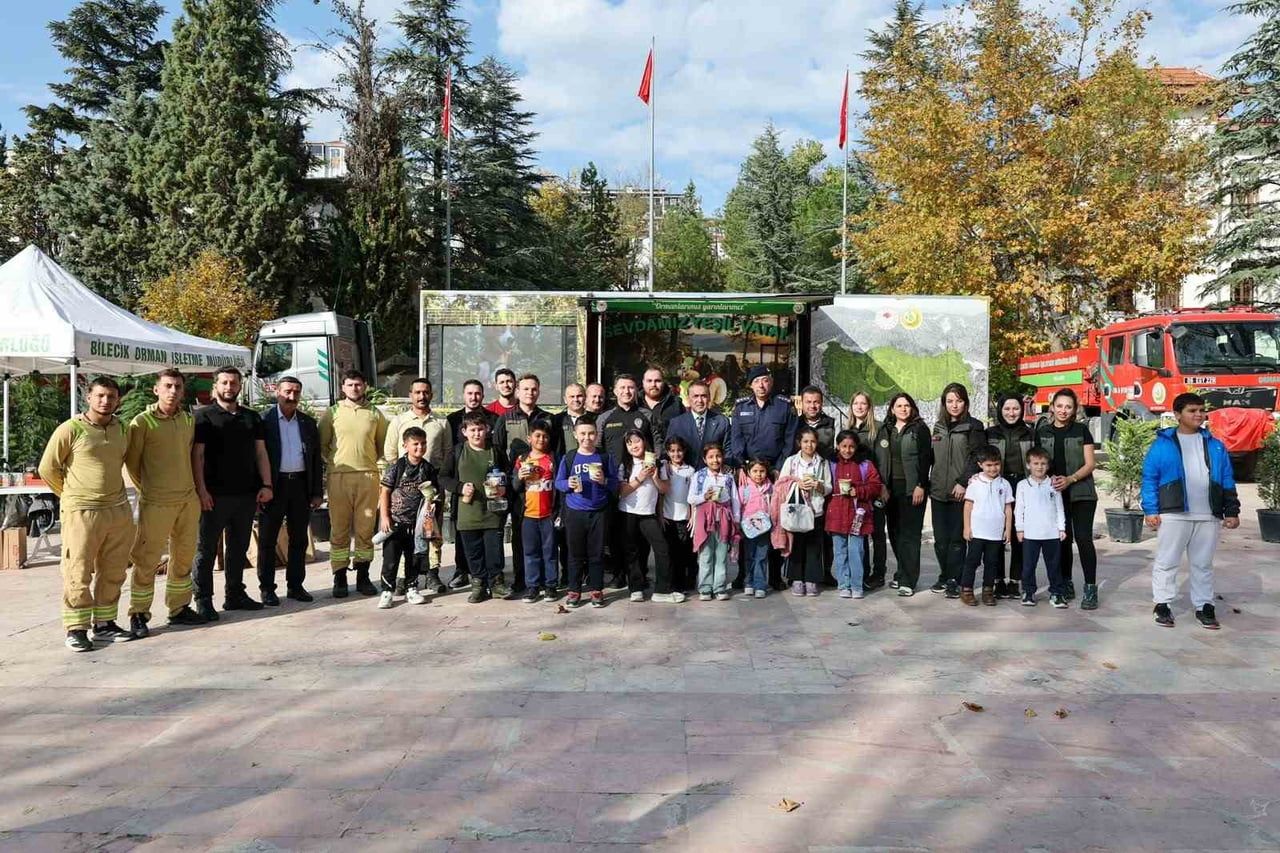 YEŞİL VATAN TIRINDA ÖĞRENCİLERE DOĞA SEVGİSİ AŞILANDI