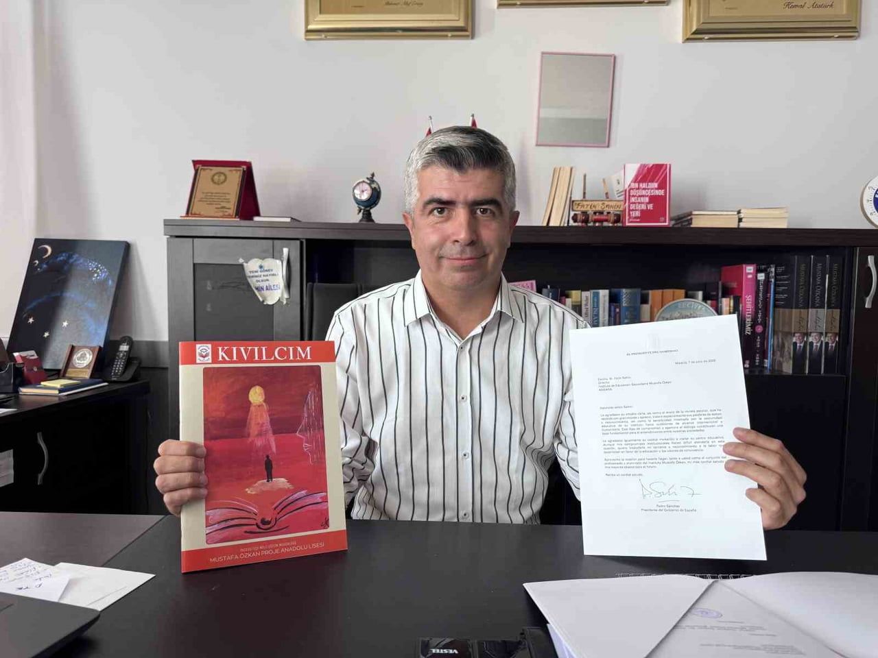 İNCESU MUSTAFA ÖZKAN ANADOLU LİSESİ MÜDÜRÜ FATİH ŞAHİN
