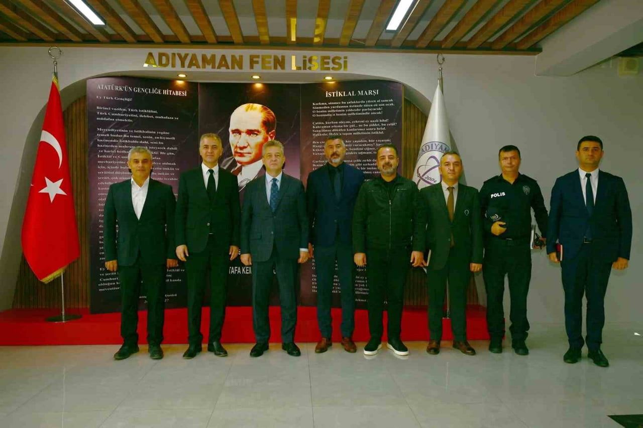 ADIYAMAN İL EMNİYET MÜDÜRÜ ARZUM NAZMAN, OKULLARDA GÖREV YAPAN EMNİYET PERSONELİNİN DENETİMLERİNİ...
