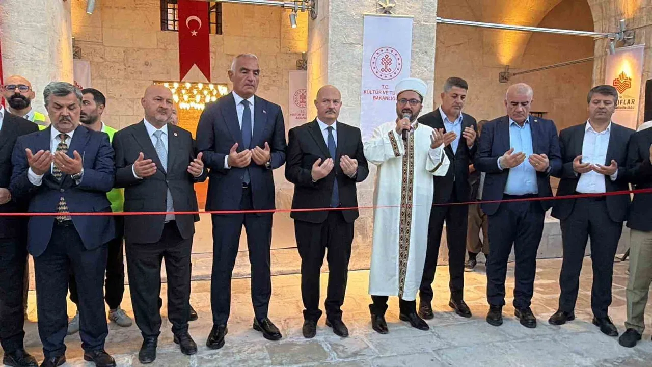 TARİHİ MUSALLA CAMİİ, KÜLTÜR VE TURİZM BAKANI MEHMET NURİ ERSOY'UN KATILDIĞI TÖRENLE...