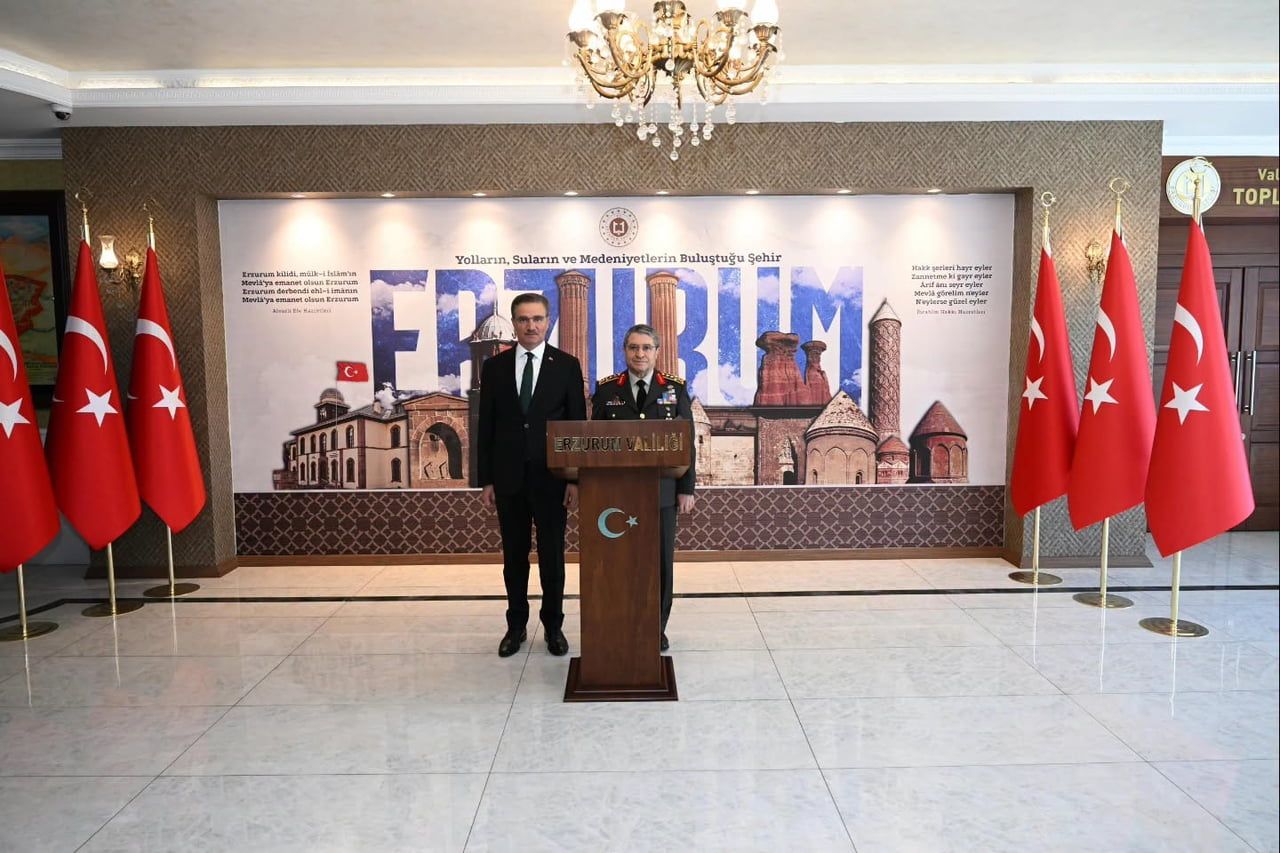 BİR DİZİ ZİYARET VE İNCELEMELERDE BULUNMAK ÜZERE ERZURUM’A GELEN GENELKURMAY BAŞKANI ORGENERAL...