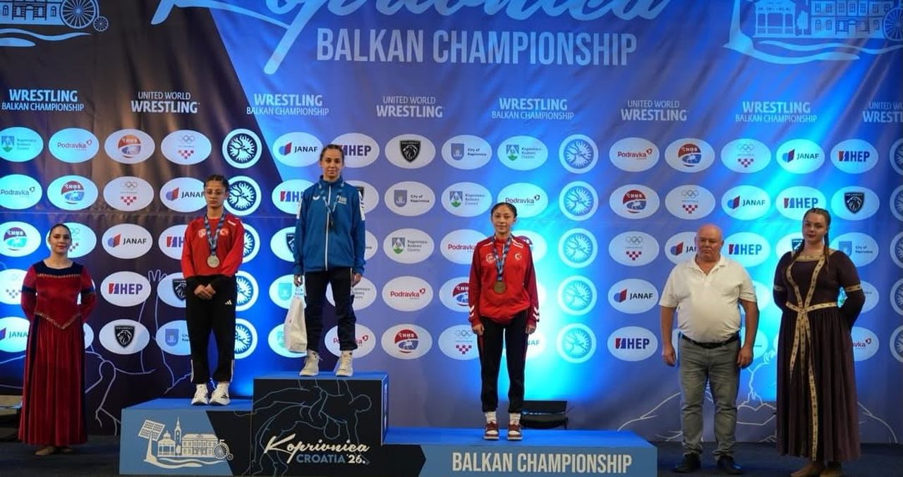 ADIYAMANLI MİLLİ GÜREŞÇİ KÜBRA SELİN TURGUT, HIRVATİSTAN’DA DÜZENLENEN BALKAN ŞAMPİYONASI’NDA U17...