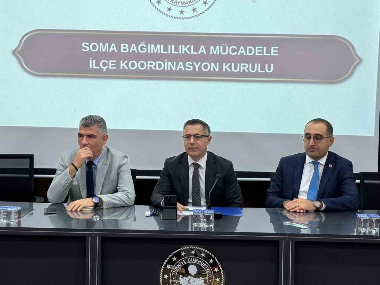 MANİSA’NIN SOMA İLÇESİNDE BAĞIMLILIKLA MÜCADELE İLÇE KOORDİNASYON KURULU TOPLANTISI...