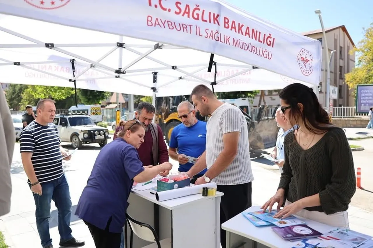 BAYBURT’TA KANSER TARAMALARINA YÖNELİK ÇALIŞMA GERÇEKLEŞTİRİLDİ