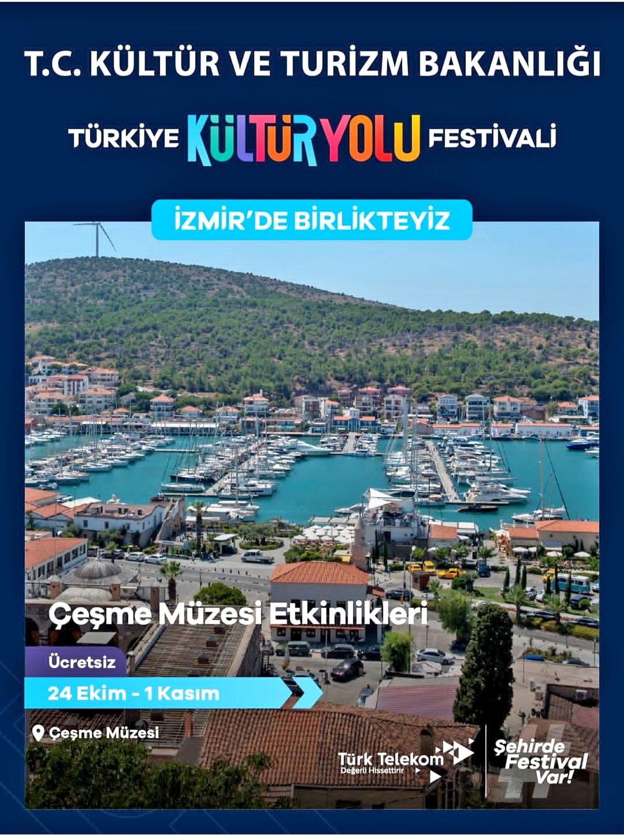 ÇEŞME, TÜRKİYE KÜLTÜR YOLU FESTİVALİ İLE 9 GÜN BOYUNCA SANAT VE KÜLTÜRLE BULUŞACAK