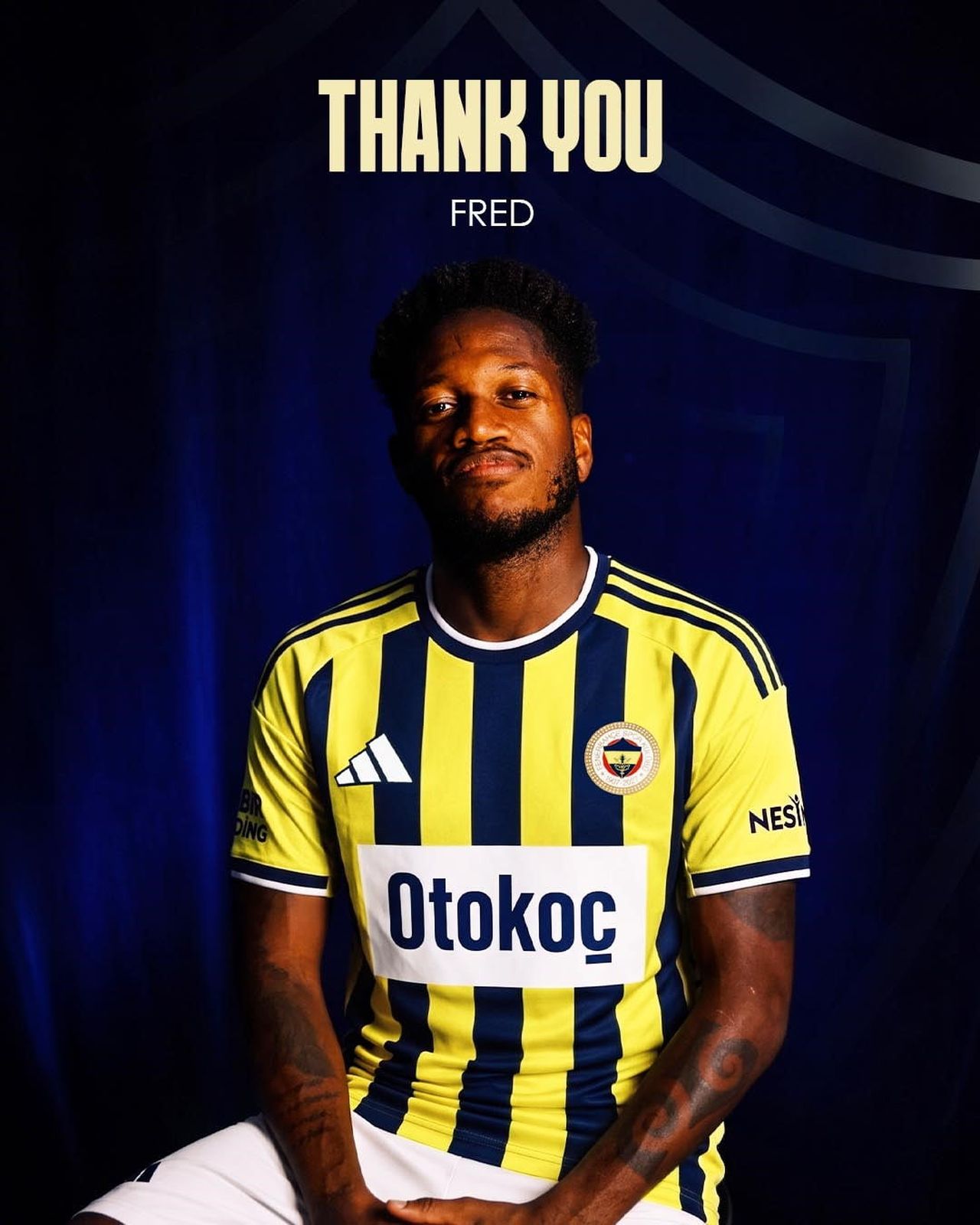 FENERBAHÇE, FRED İÇİN VEDA PAYLAŞIMI YAPTI.