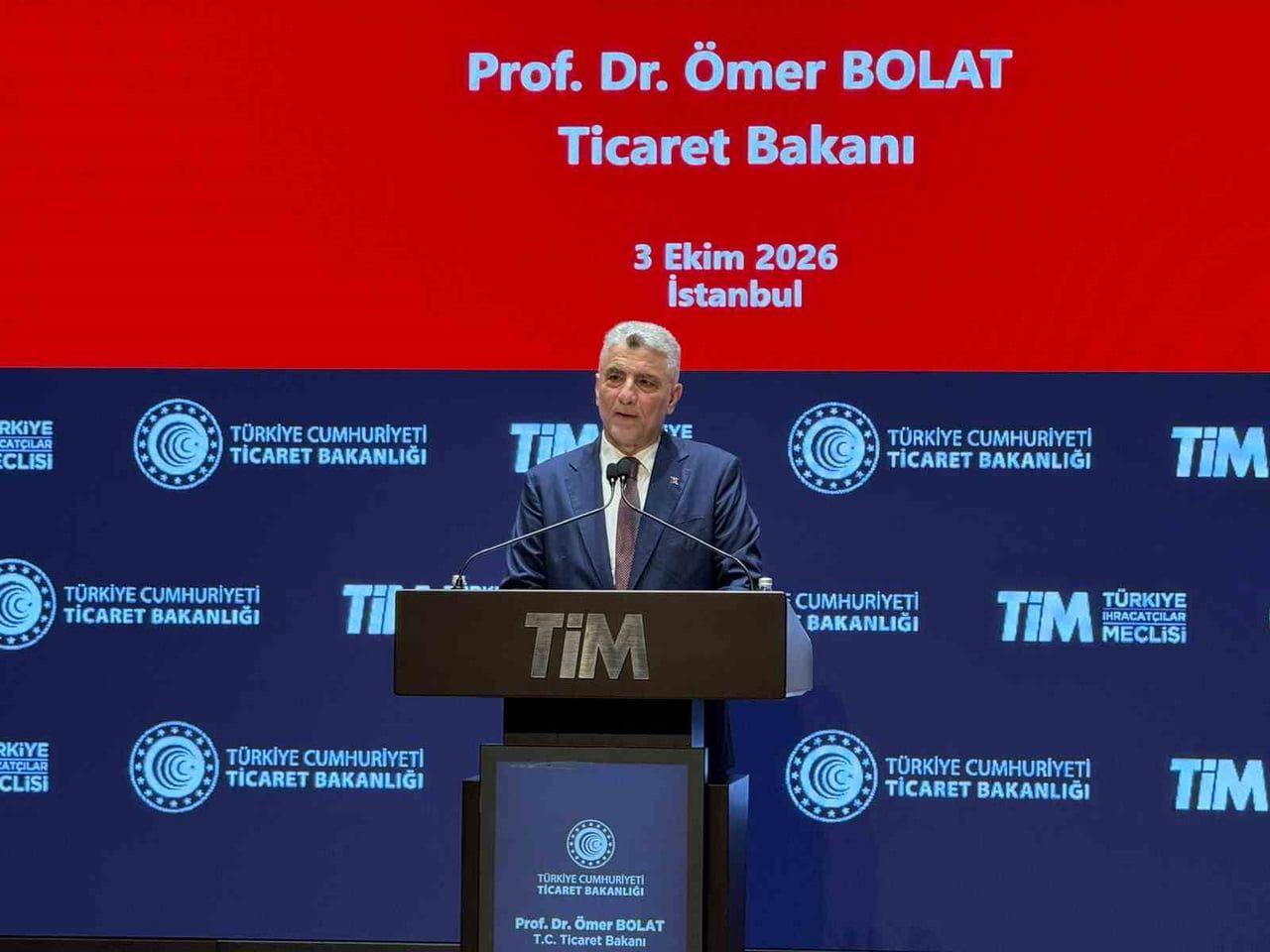 TİCARET BAKANI ÖMER BOLAT, EYLÜL AYI DIŞ TİCARET RAKAMLARINI DÜZENLENEN TOPLANTI İLE...