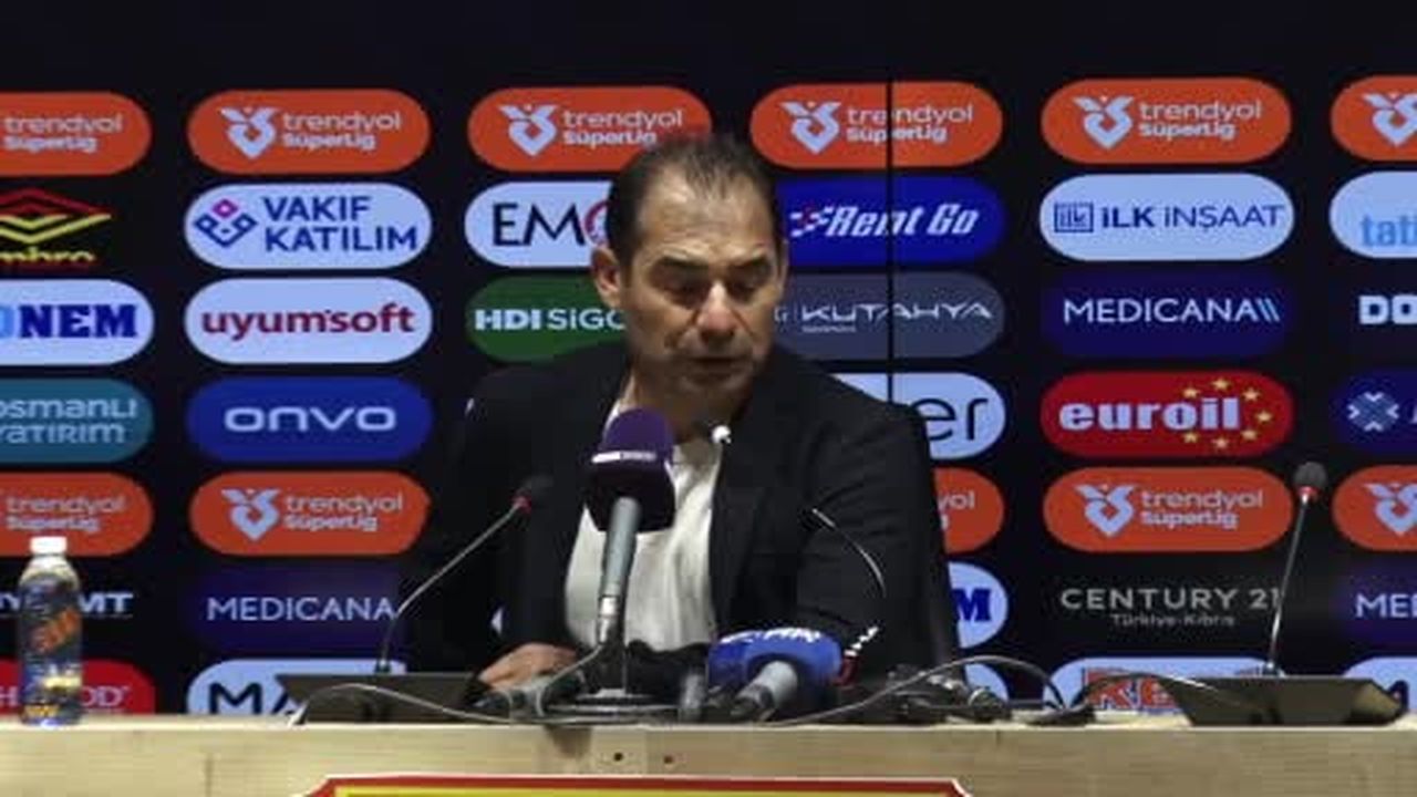 Gençlerbirliği Teknik Direktörü Metin Diyadin, Göztepe maçının ardından, "Fenerbahçe maçının...