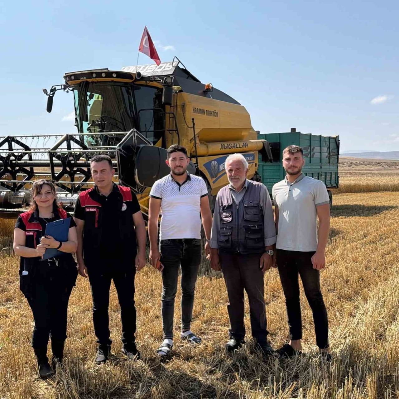 AYDINTEPE’DE BAŞLAYAN HUBUBAT HASADINDA BİÇERDÖVER KONTROLLERİ YAPILDI