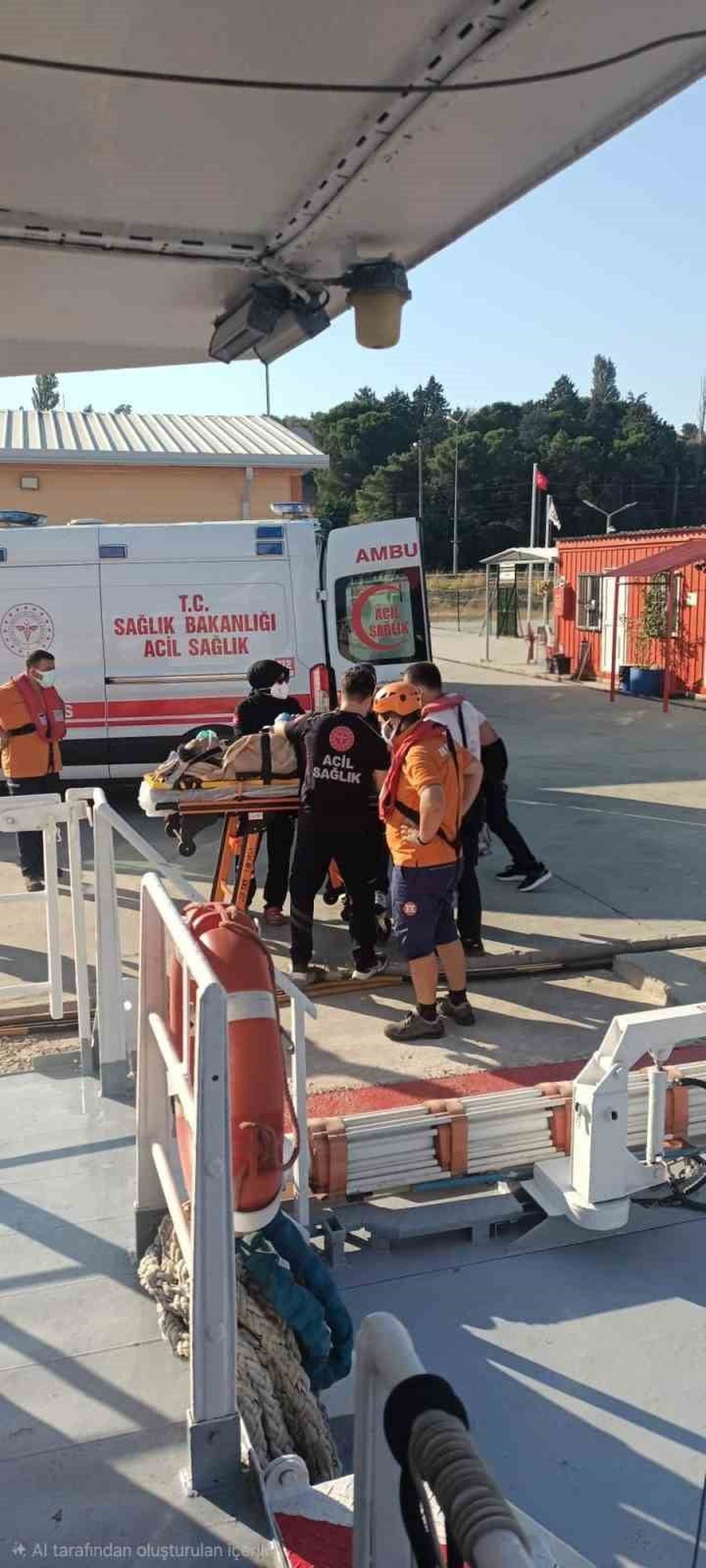 ÇANAKKALE BOĞAZI’NDA TİCARİ GEMİDE KALP KRİZİ GEÇİREM FİLİPİNLER UYRUKLU D.J.B., KIYEM-6 HIZLI...