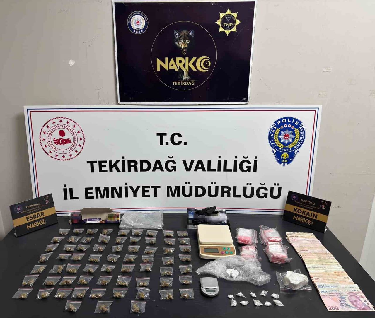 TEKİRDAĞ’DA UYUŞTURUCU MADDE SUÇLARININ ÖNLENMESİ VE UYUŞTURUCU TİCARETİNİN ENGELLENMESİNE YÖNELİK...