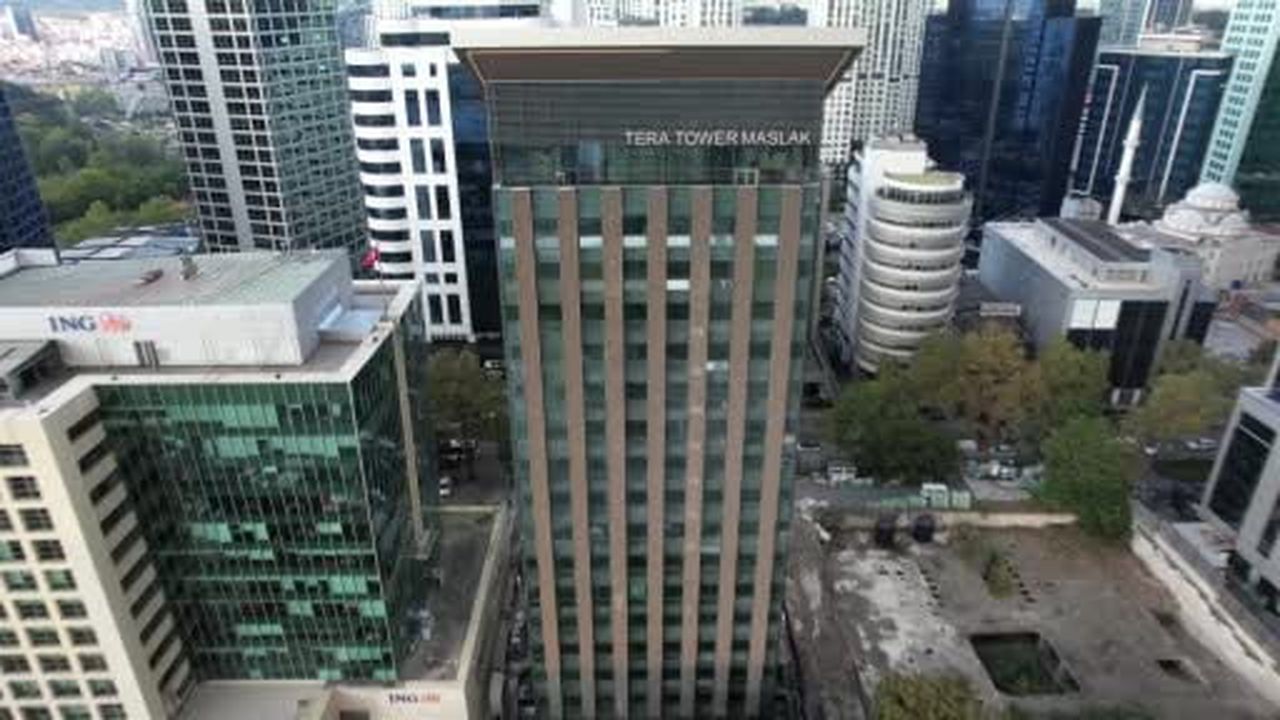 Maslak'taki Tera Tower böyle görüntülendi