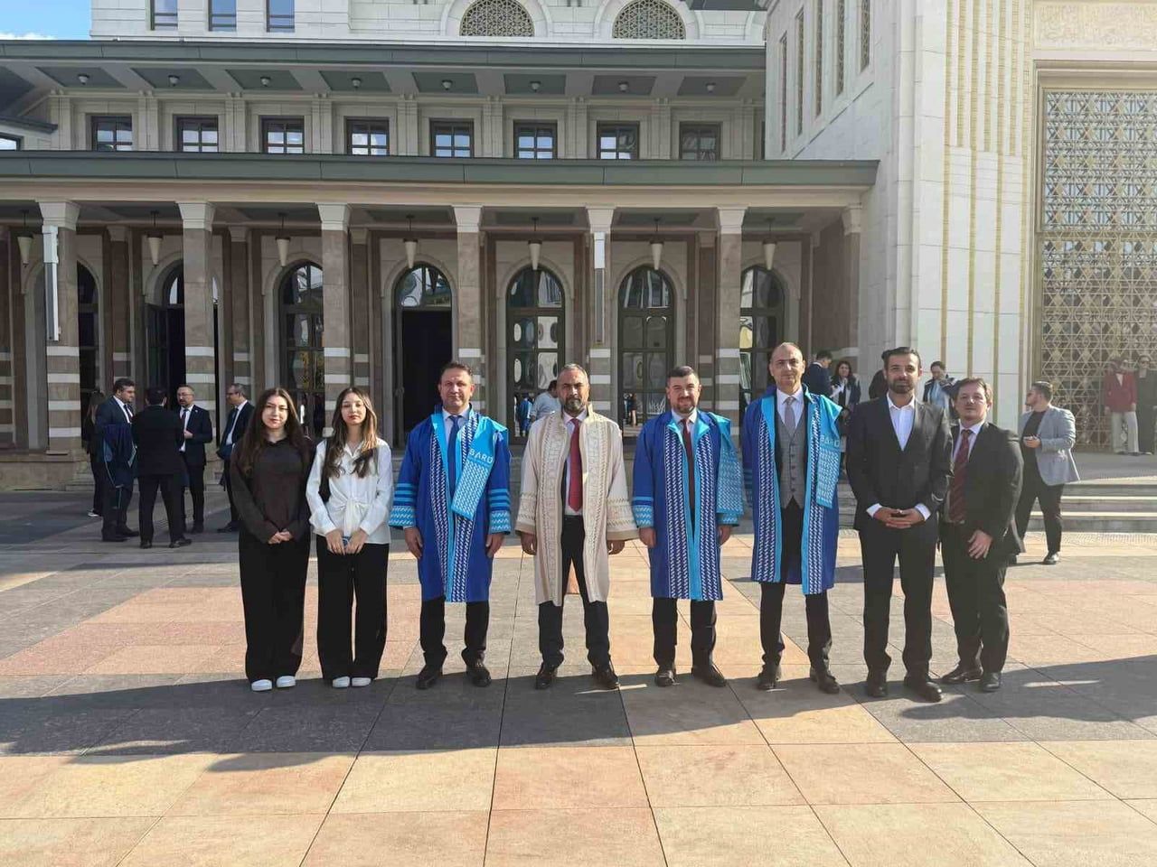 BARTIN ÜNİVERSİTESİ (BARÜ) REKTÖRÜ PROF. DR. AHMET AKKAYA İLE BERABERİNDEKİ HEYET, BEŞTEPE MİLLET...