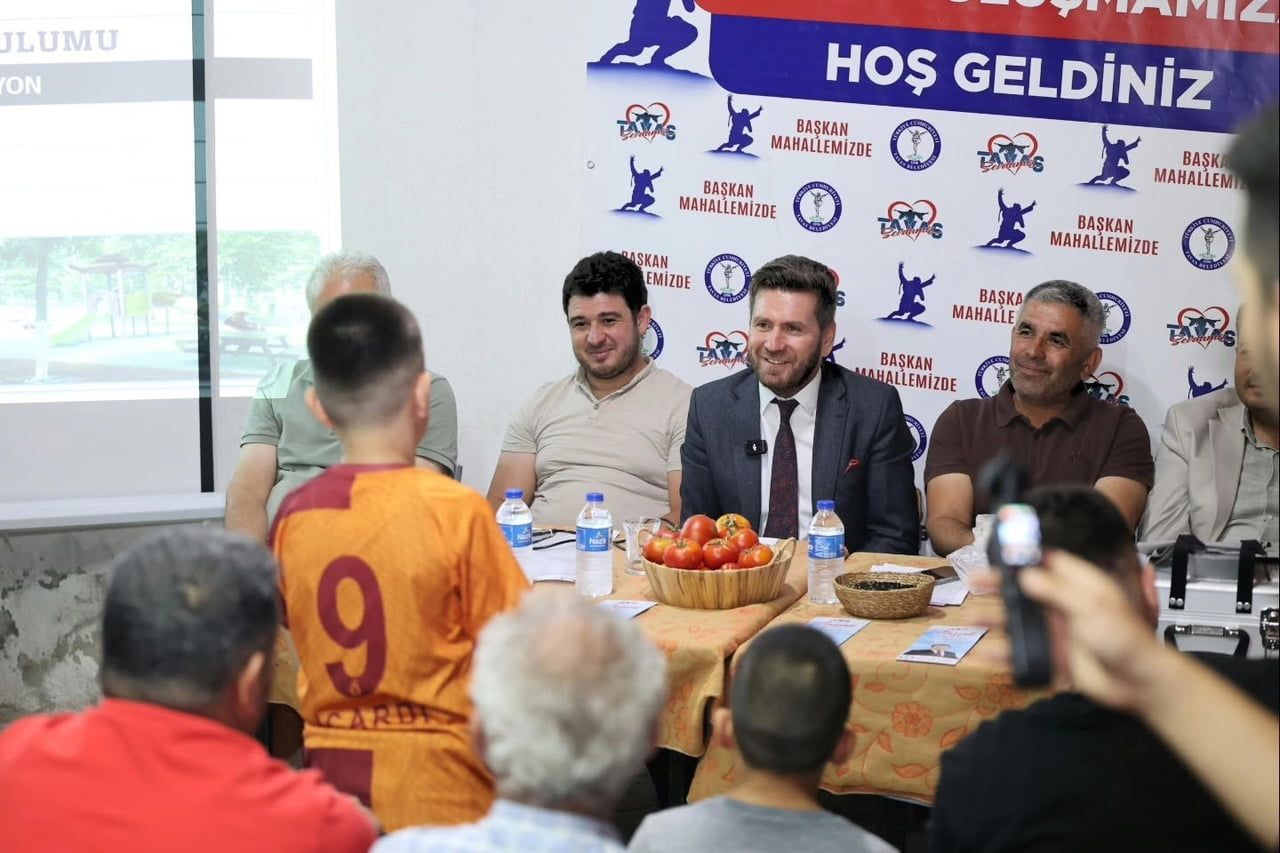 TAVAS BELEDİYE BAŞKANI KADİR TATIK, YORGA MAHALLESİ SAKİNLERİYLE BİR ARAYA GELEREK MAHALLENİN...