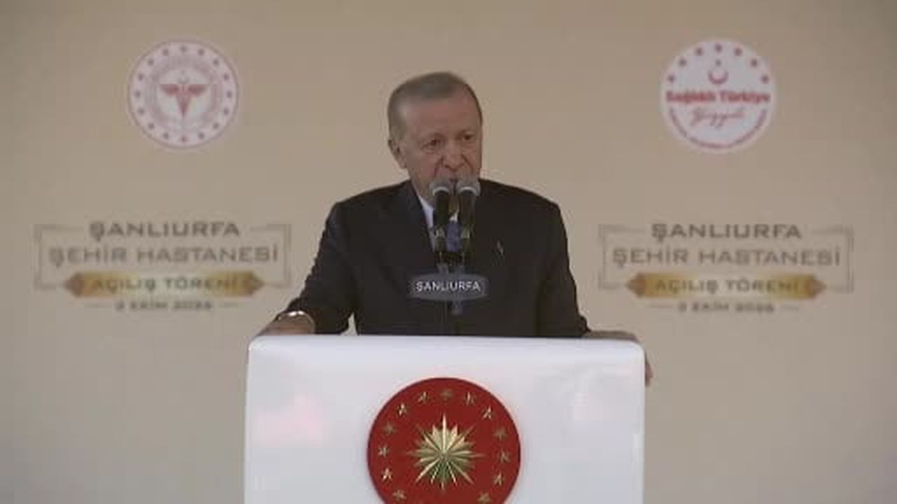 Cumhurbaşkanı Erdoğan: "Kimsenin hakkını kimseye yedirmeden adalet ve hakkaniyet zemininde sorunun...