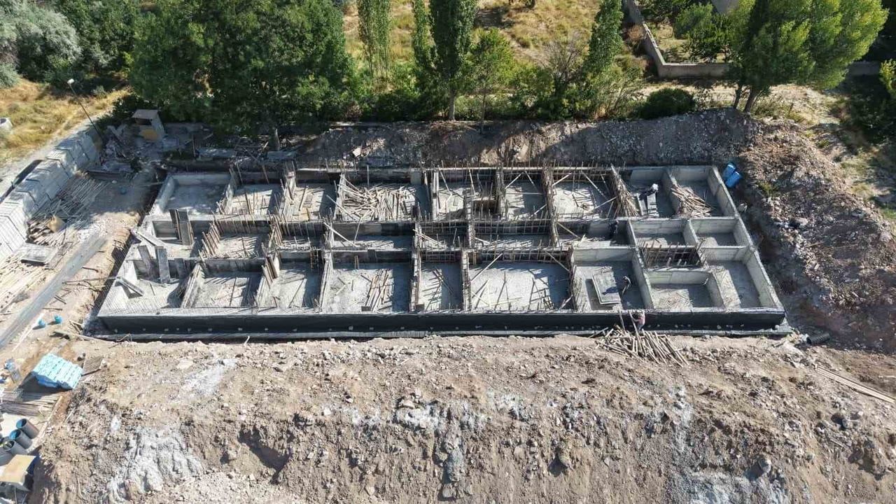 KAYSERİ’NİN BÜNYAN İLÇESİNDE YAPIMI DEVAM EDEN HÜKÜMET KONAĞI İNŞAATINDA ÇALIŞMALAR ARALIKSIZ...