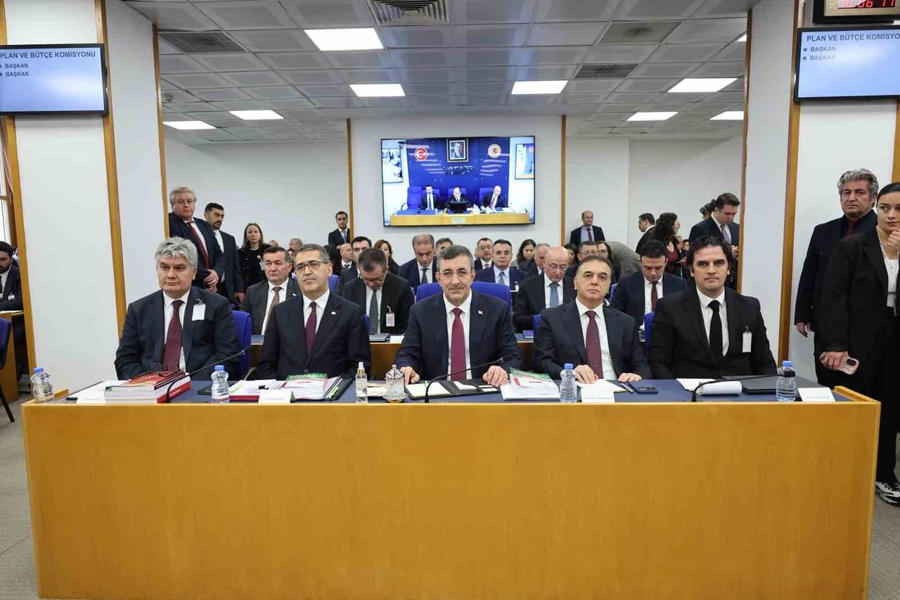 TBMM PLAN VE BÜTÇE KOMİSYONU’NDA BÜTÇE GÖRÜŞMELERİ ESNASINDA CUMHURBAŞKANI YARDIMCISI CEVDET...