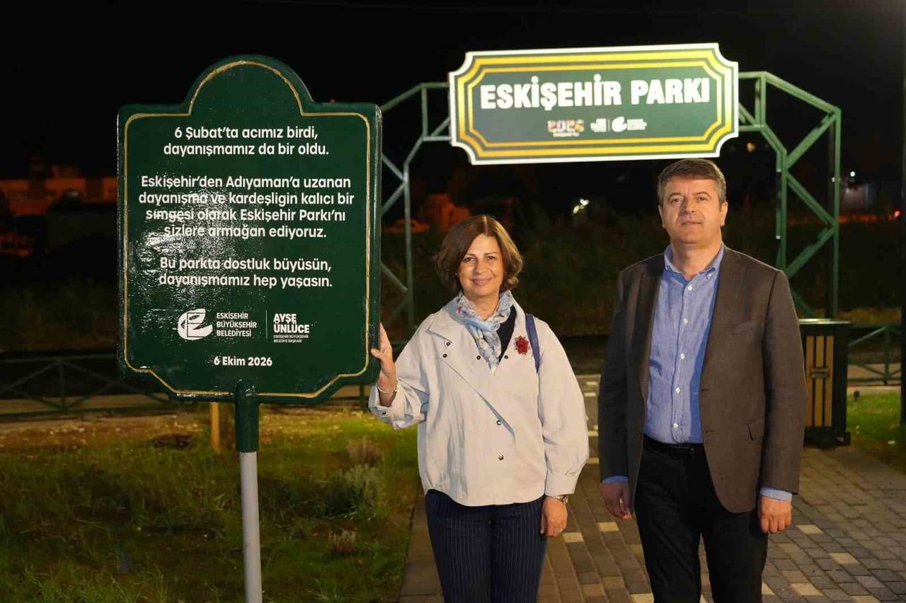 ESKİŞEHİR BÜYÜKŞEHİR BELEDİYE BAŞKANI AYŞE ÜNLÜCE’NİN ARMAĞANI OLARAK ADIYAMAN YENİ MAHALLE’DE...