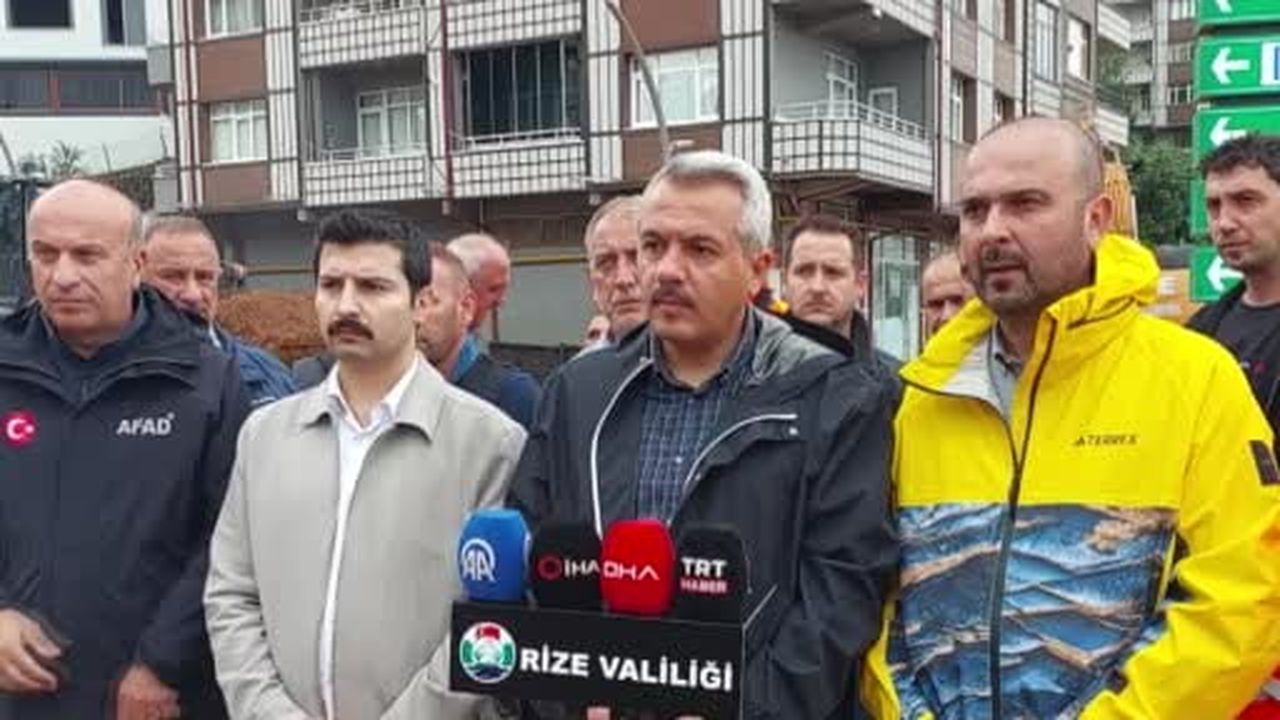 Rize Valisi Baydaş: "Bu senenin en büyük afetini yaşıyoruz"