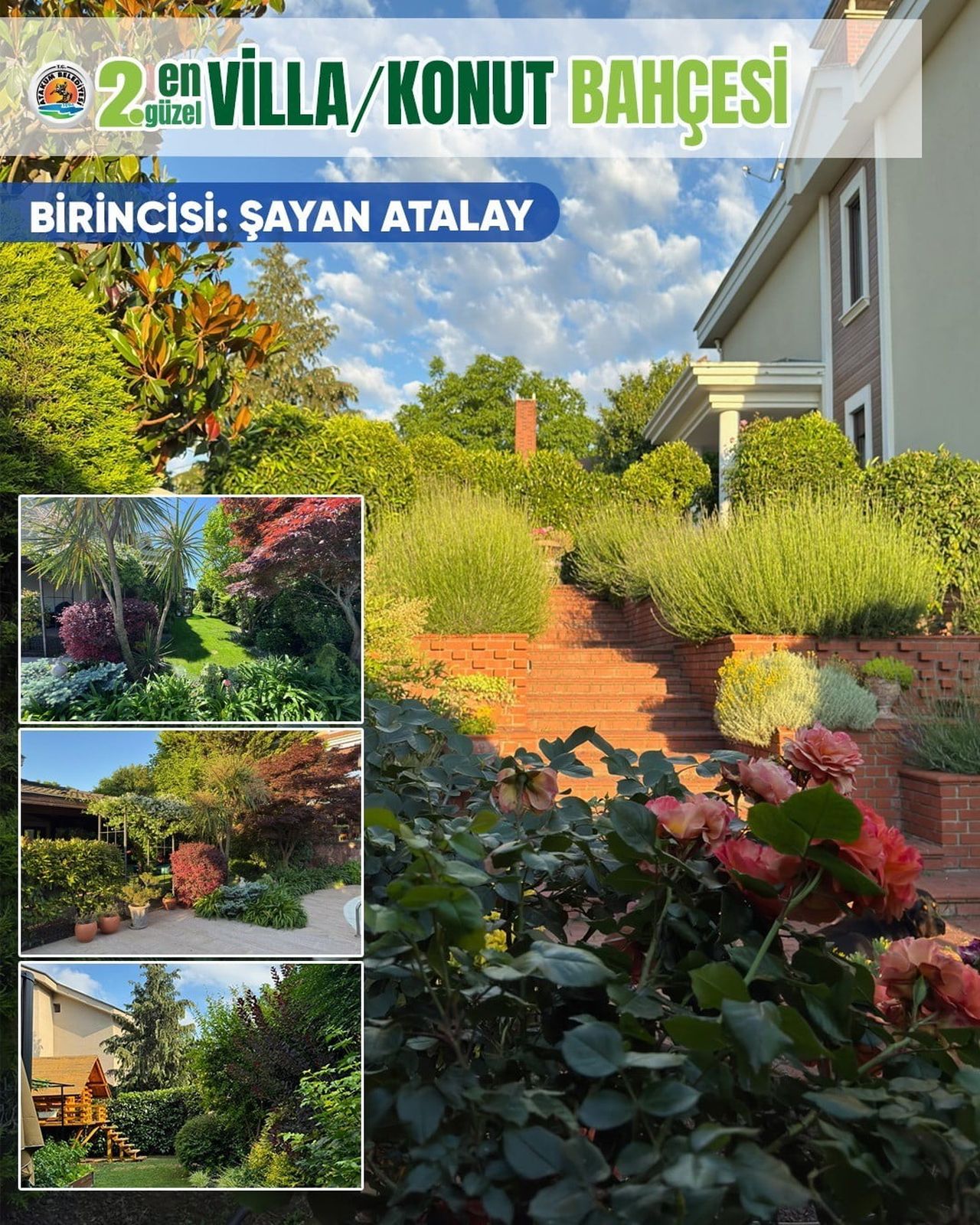 EN GÜZEL VİLLA BAHÇESİ BİRİNCİSİ
