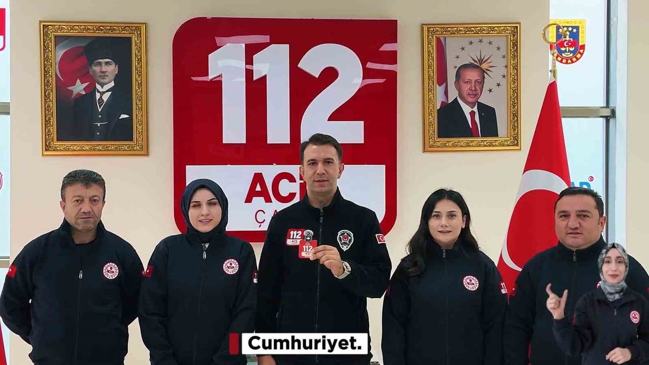ERZURUM 112 ACİL ÇAĞRI MERKEZİ MÜDÜRLÜĞÜ TARAFINDAN 29 EKİM CUMHURİYET BAYRAMI’NA ÖZEL OLARAK...