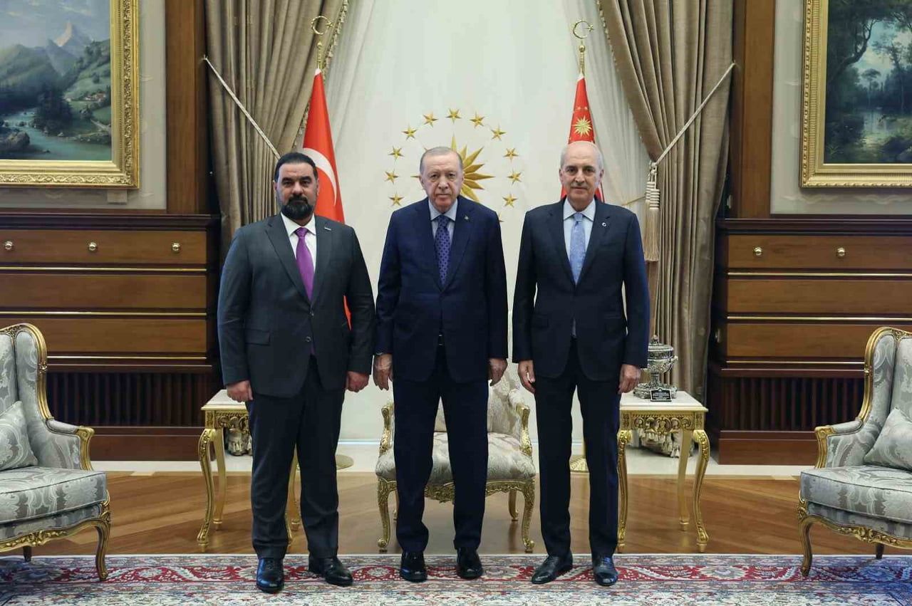 CUMHURBAŞKANI RECEP TAYYİP ERDOĞAN, IRAK TEMSİLCİLER MECLİSİ BAŞKANI HEYBET HALBUSİ'Yİ KABUL...