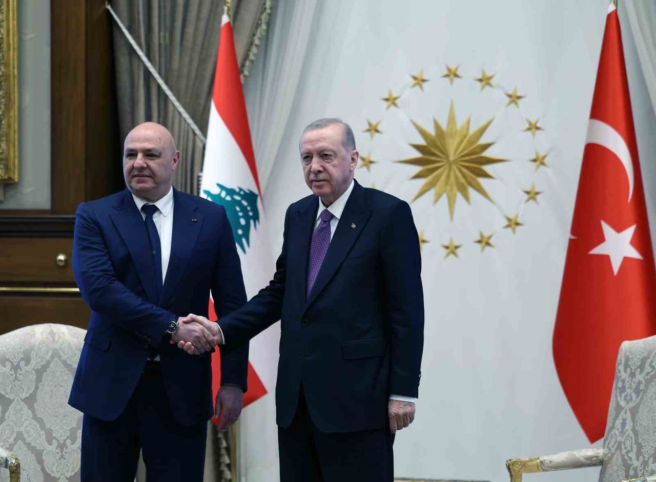 CUMHURBAŞKANI ERDOĞAN, TÜRKİYE'Yİ ZİYARET EDEN LÜBNAN CUMHURBAŞKANI JOSEPH AVN İLE GÖRÜŞTÜ....