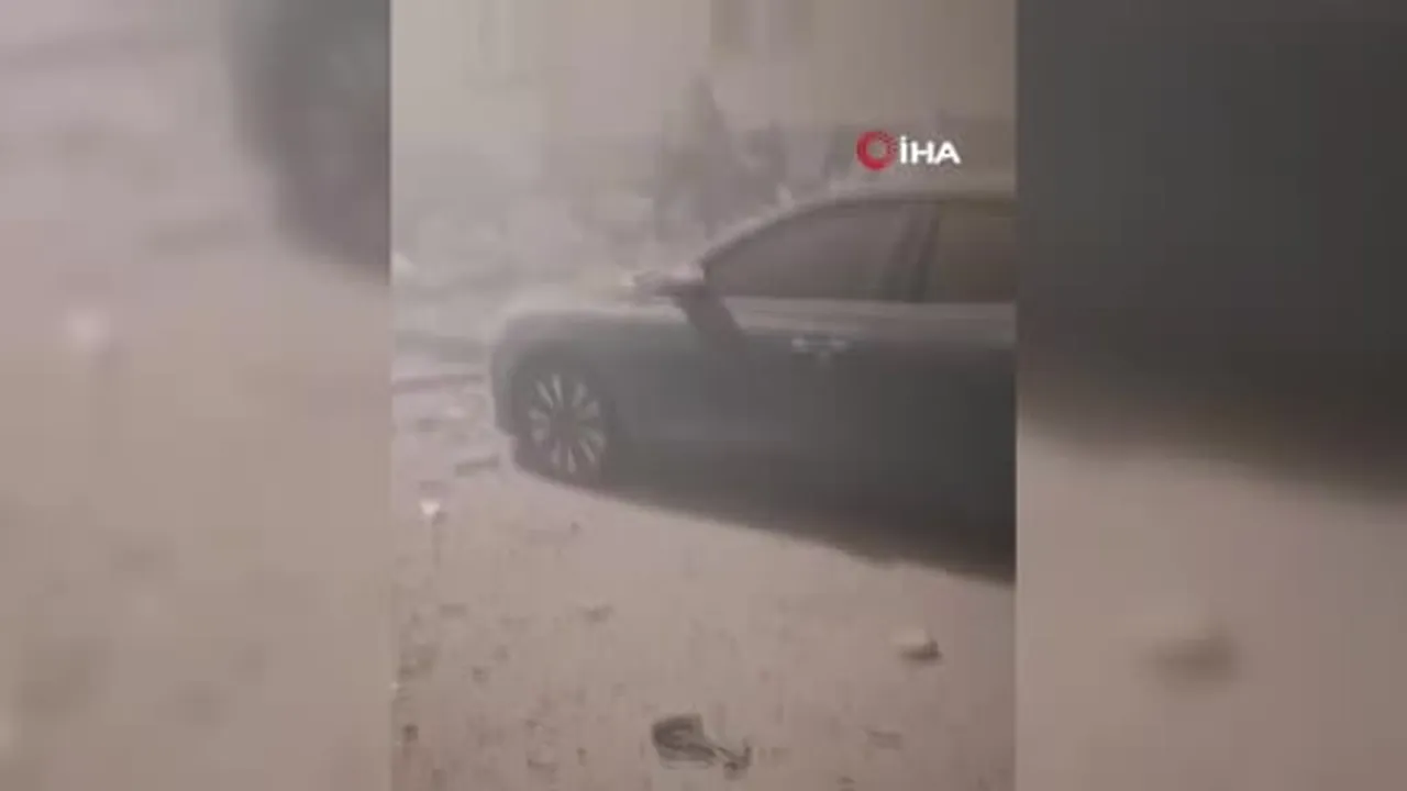 Maltepe'de 6 katlı binada çökme meydana geldi: Binada mahsur kalanları tahliye çalışmaları devam...