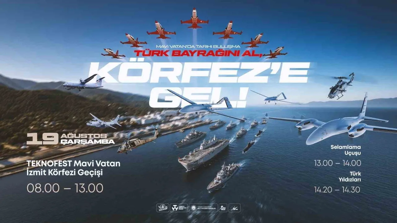 TEKNOFEST MAVİ VATAN KAPSAMINDA TCG ANADOLU, TCG HEYBELİADA, TCG DERYA VE TCG PREVEZE’NİN DE...