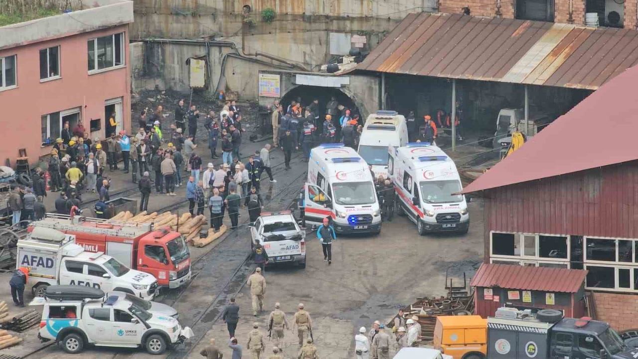 ZONGULDAK’IN KİLİMLİ İLÇESİNE BAĞLI GELİK BELDESİNDE ÖZEL BİR MADEN OCAĞINDA MEYDANA GELEN GRİZU...
