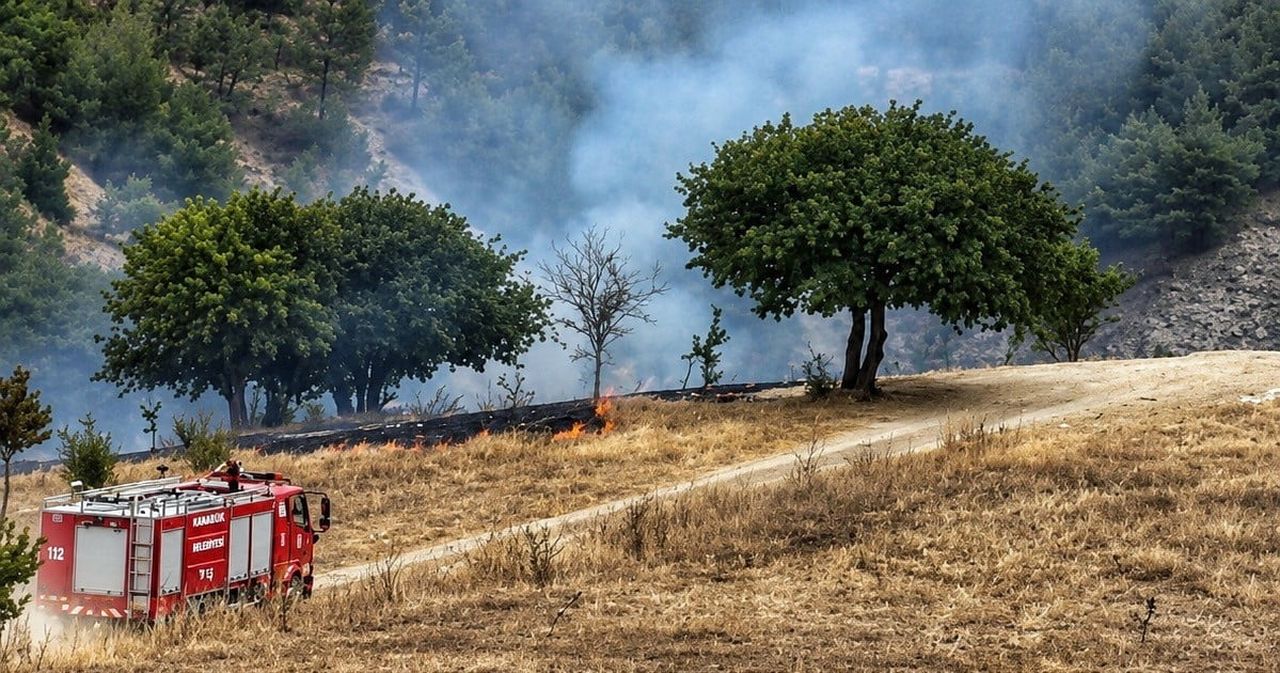 KARABÜK’TE ÇIKAN ANIZ YANGINI, ORMANLIK ALANA SIÇRAMADAN İTFAİYE EKİPLERİNCE...