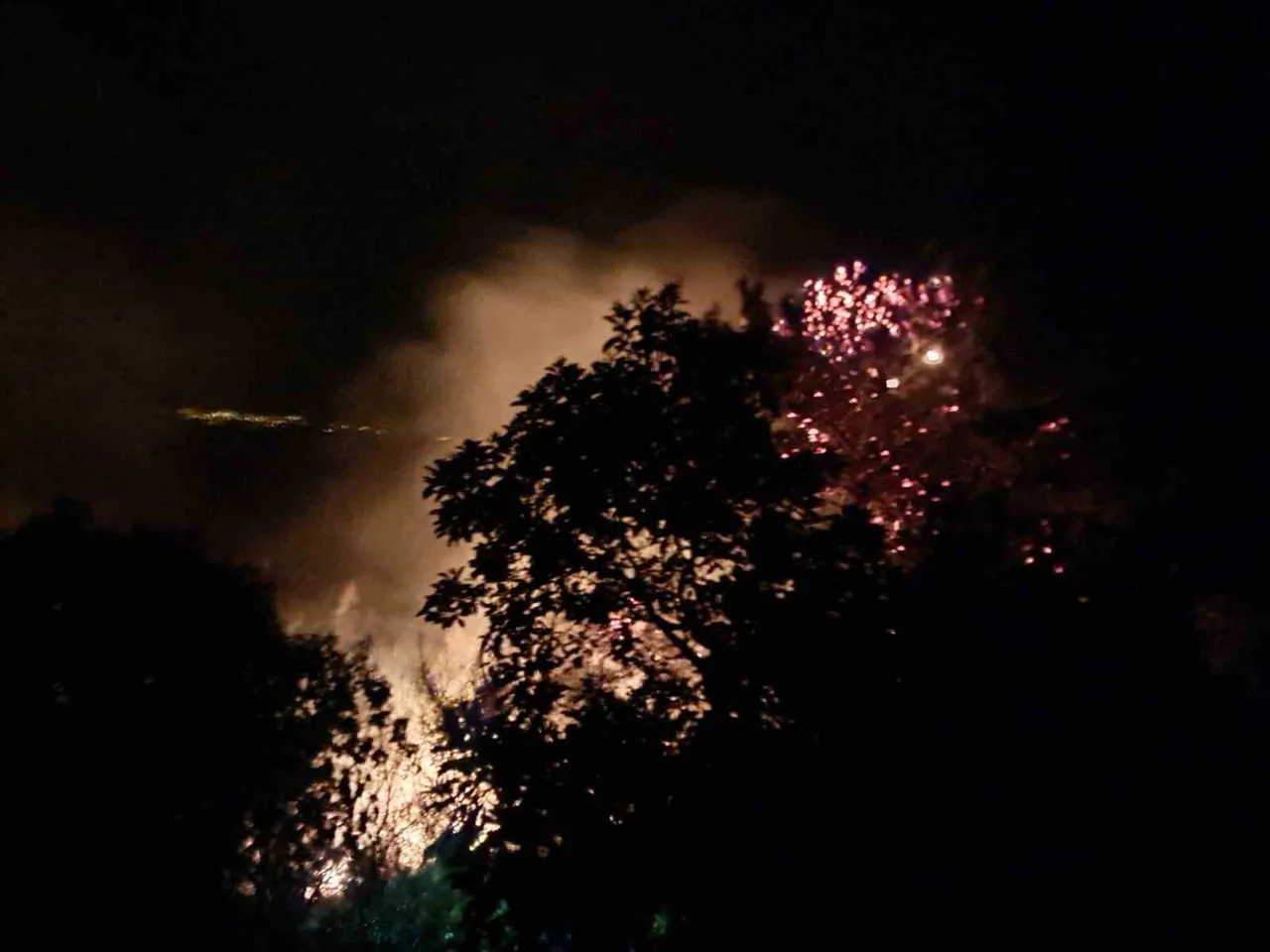 ANTALYA’NIN ALANYA İLÇESİNDE GECE SAATLERİNDE ORMANLIK ALANDA ÇIKAN YANGIN, EKİPLERİN YOĞUN...