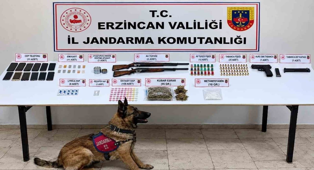ERZİNCAN JANDARMASININ EYLÜL AYI BİLANÇOSU AÇIKLANDI