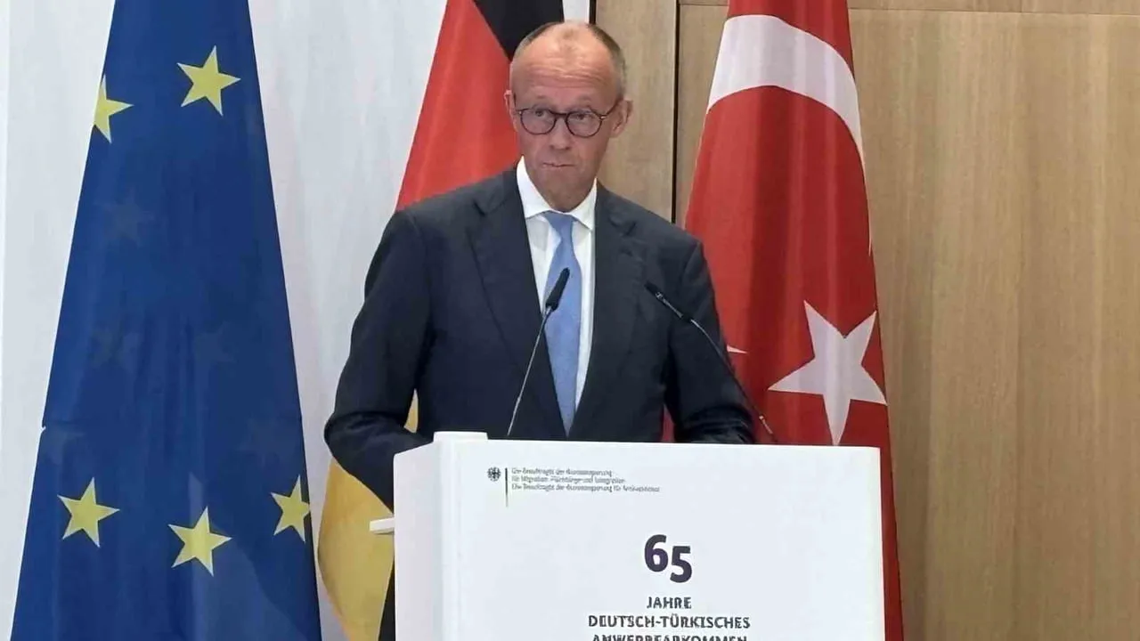 ALMANYA BAŞBAKANI FRİEDRİCH MERZ KONUŞMA YAPTI